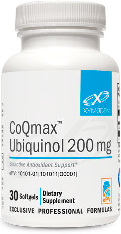 CoQmax Ubiquinol 200 mg 30 Softgels - Clinical Nutrients