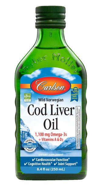 Cod Liver Oil Natural Flavor 8.4 oz - Clinical Nutrients