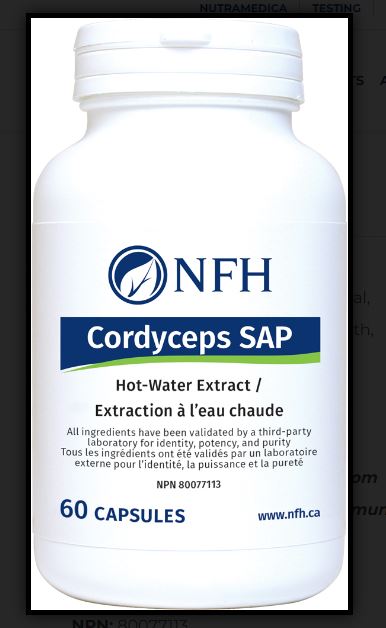 Cordyceps SAP 60 Capsules - Clinical Nutrients