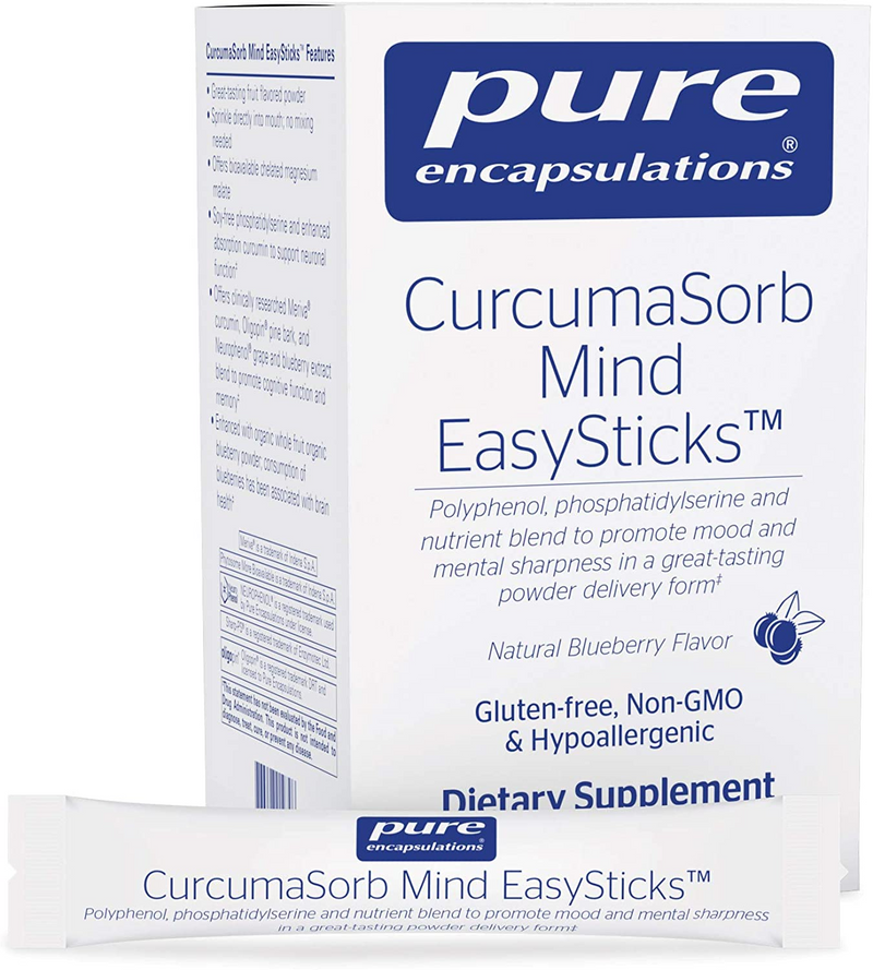 CurcumaSorb Mind EasySticks (30 stick packs) - Clinical Nutrients