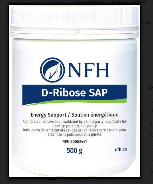 D-Ribose SAP 50 Servings - Clinical Nutrients