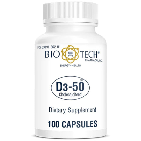 D3-50 100 Capsules - Clinical Nutrients