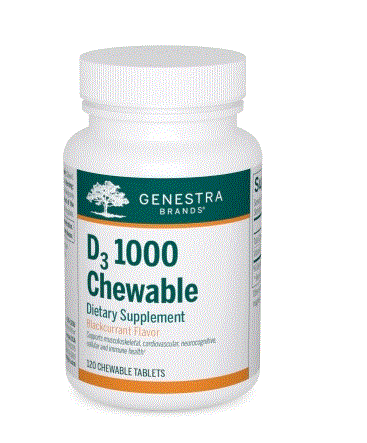 D3 1000 Chewable - Clinical Nutrients