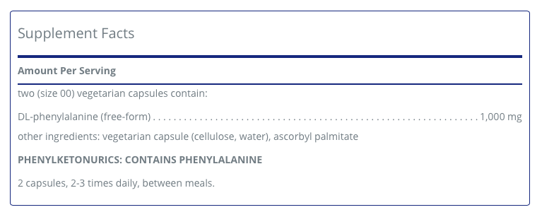 DL-Phenylalanine 180 C - Clinical Nutrients