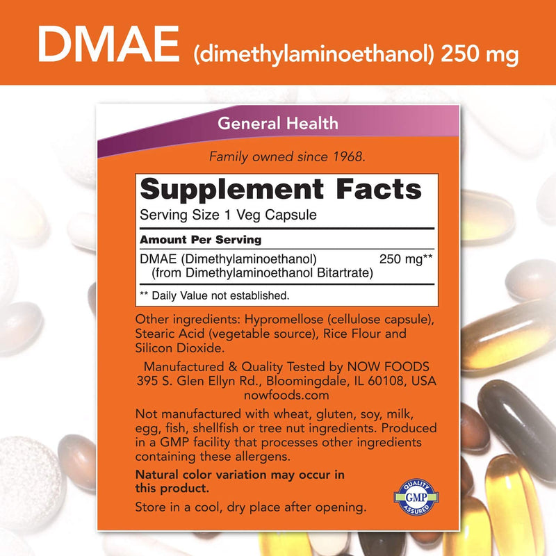 DMAE (Dimethylaminoethanol) 250 mg - Clinical Nutrients