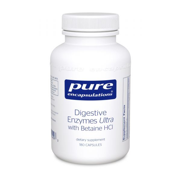 Digestive Enzymes Ultra w Betaine HCl 180 C - Clinical Nutrients