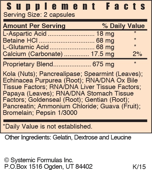 Ds-Digest S Bio Function - Clinical Nutrients