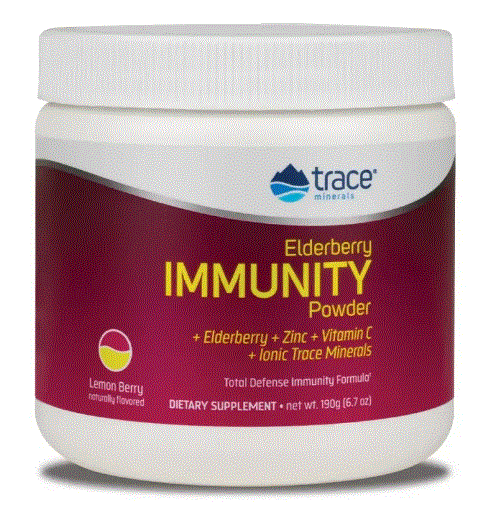 Elderberry Immunity Powder Lemon Berry 50 Servings - Clinical Nutrients