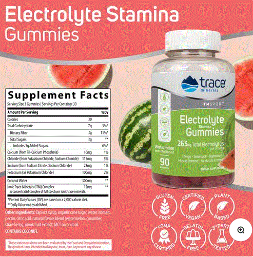Electrolyte Gummies Watermelon 90 Gummies - Clinical Nutrients