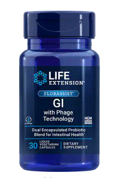 FLORASSIST® GI with Phage Technology 30 Capsules - Clinical Nutrients