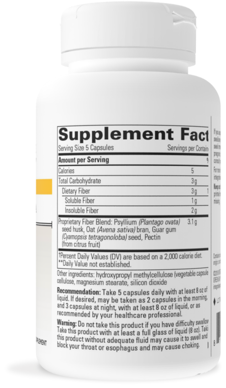 Fiber Formula 120 veg caps - Clinical Nutrients