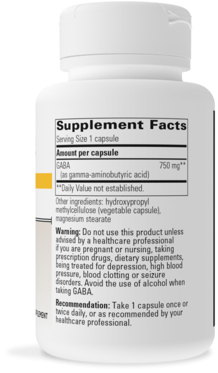 GABA 60 veg caps - Clinical Nutrients