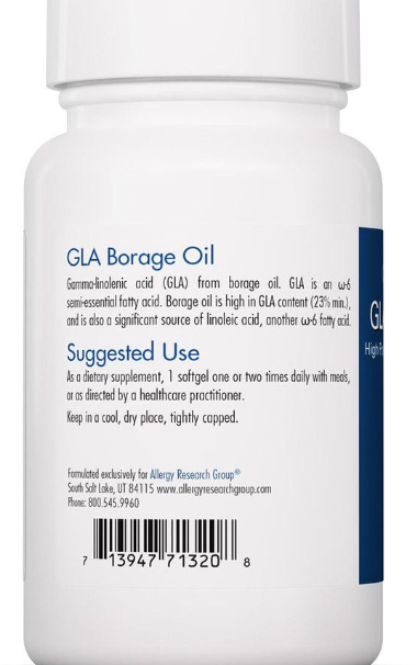GLA Borage Oil 30 Softgels - Clinical Nutrients