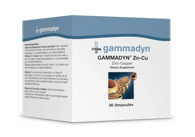 Gammadyn Zn-Cu - Clinical Nutrients
