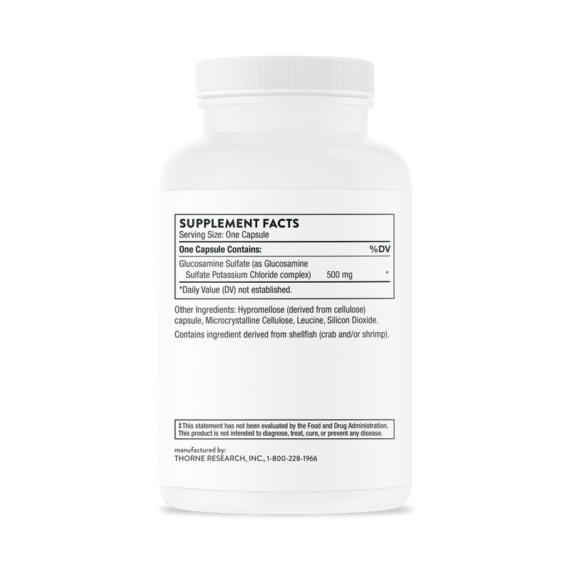 Glucosamine Sulfate 180 Capsules - Clinical Nutrients