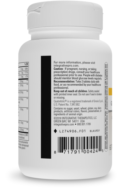 Glycemic Manager 60 tabs - Clinical Nutrients