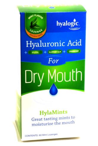 Hyaluronic Acid Dry Mouth 60 Mint Lozenges - Clinical Nutrients