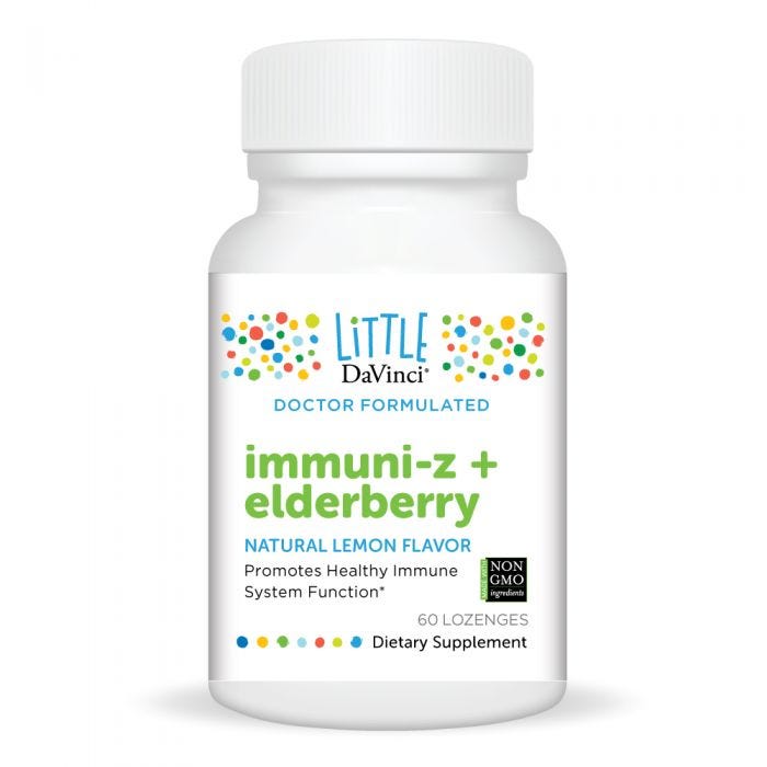 Immuni-Z + Elderberry Lemon 60 Lozenges - Clinical Nutrients
