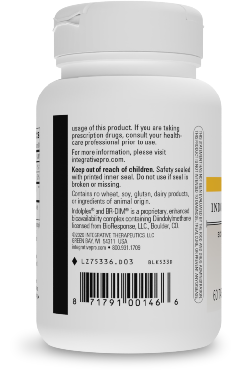 Indolplex with BR-DIM 60 tabs - Clinical Nutrients