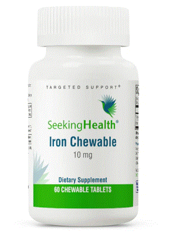 Iron Chewable 60 Tablets - Clinical Nutrients