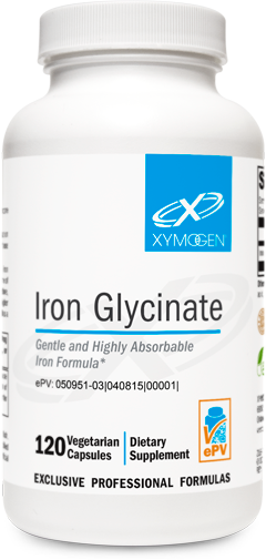 Iron Glycinate 120 Capsules - Clinical Nutrients