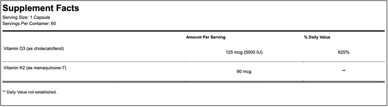 K2-D3 5000 - Clinical Nutrients