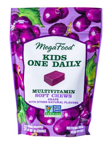 Kid's One Daily Multivitamin Grape Flavor 30 Soft Chews - Clinical Nutrients