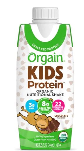Kids Protein Organic Nutrition Shake Chocolate Single Serving Pack - Clinical Nutrients