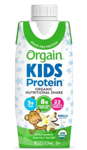 Kids Protein Organic Nutrition Shake Vanilla Single Serving Pack - Clinical Nutrients