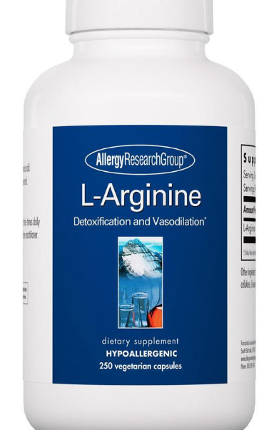 L-Arginine 500 mg 250 Vegetarian Capsules - Clinical Nutrients