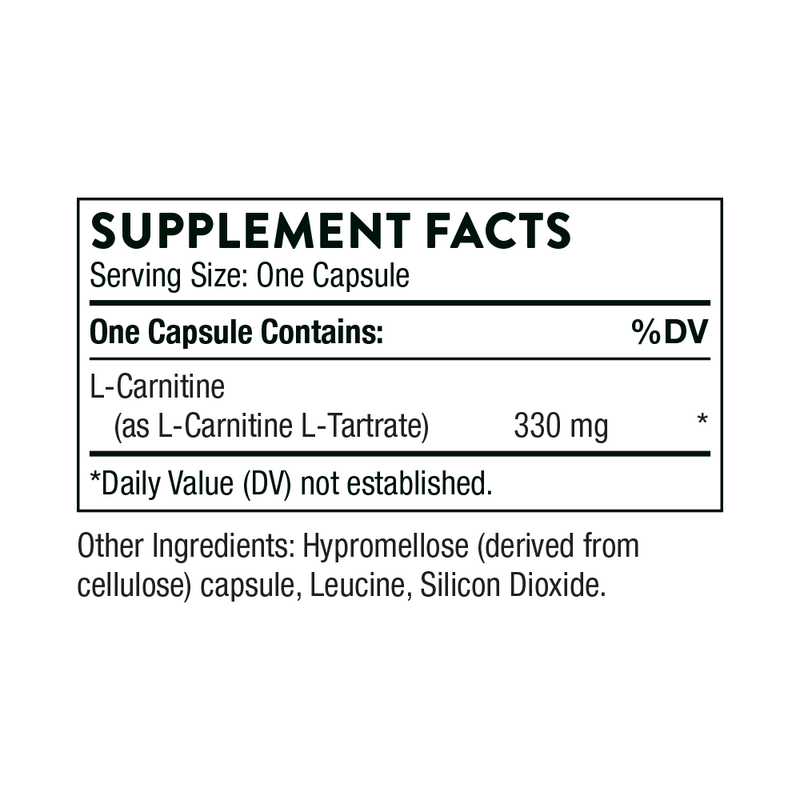 L-Carnitine 60 Capsules - Clinical Nutrients
