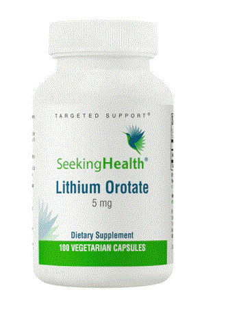 Lithium Orotate 100 Capsules - Clinical Nutrients