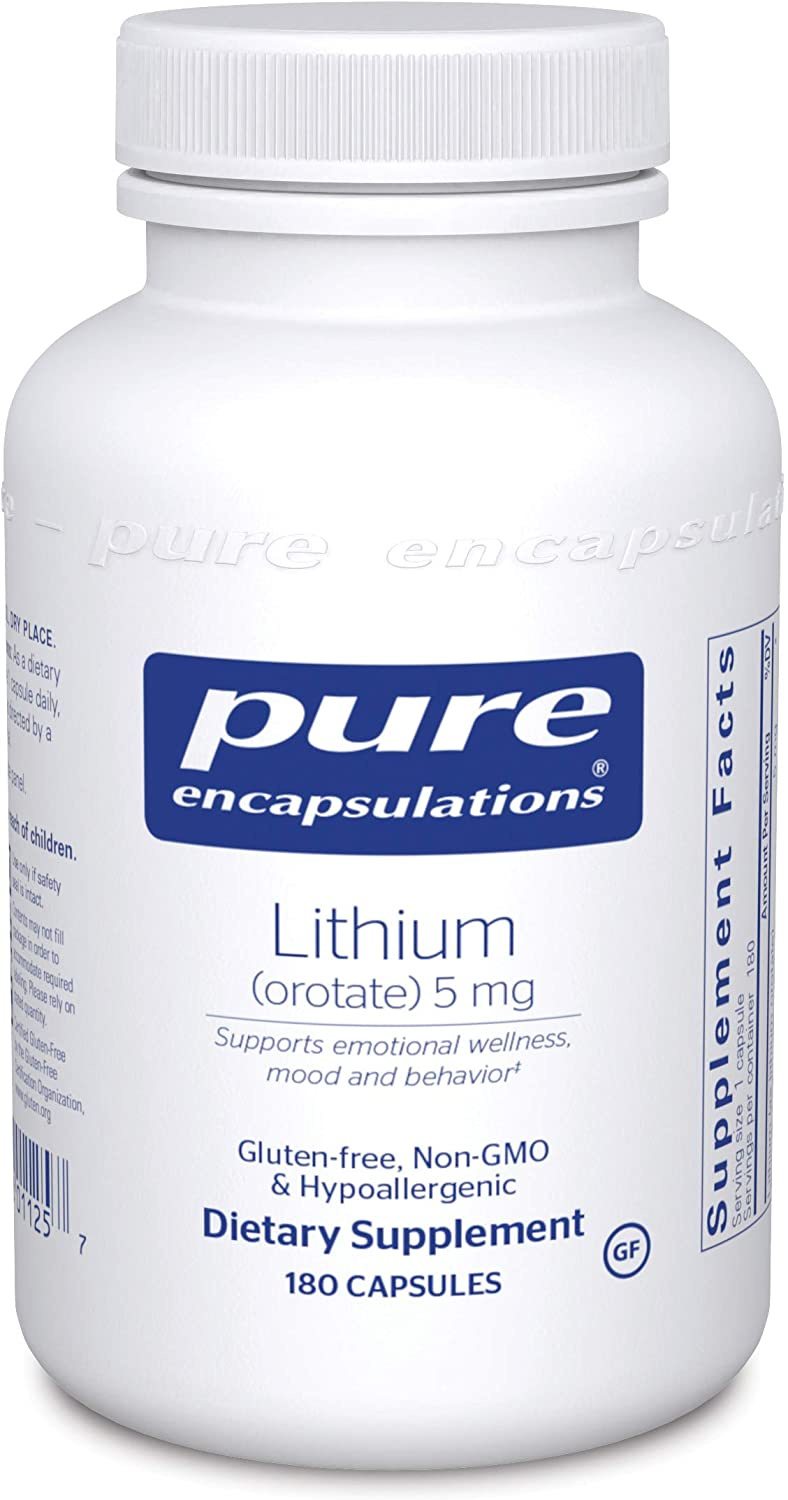 Lithium (orotate) 5mg - 180C - Clinical Nutrients
