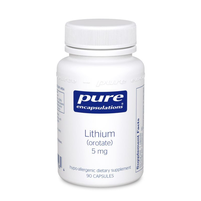 Lithium (orotate) 5mg - 90C - Clinical Nutrients
