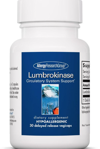 Lumbrokinase Delayed Release 30 Vegicaps - Clinical Nutrients