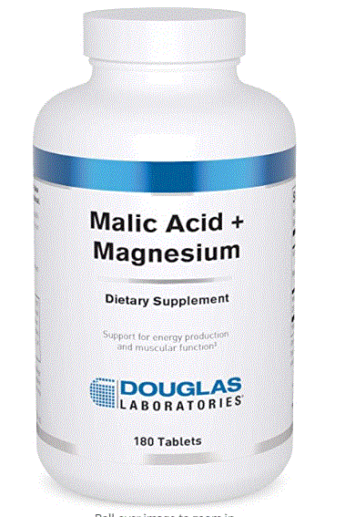 MALIC ACID + MAGNESIUM 180 TABLETS - Clinical Nutrients