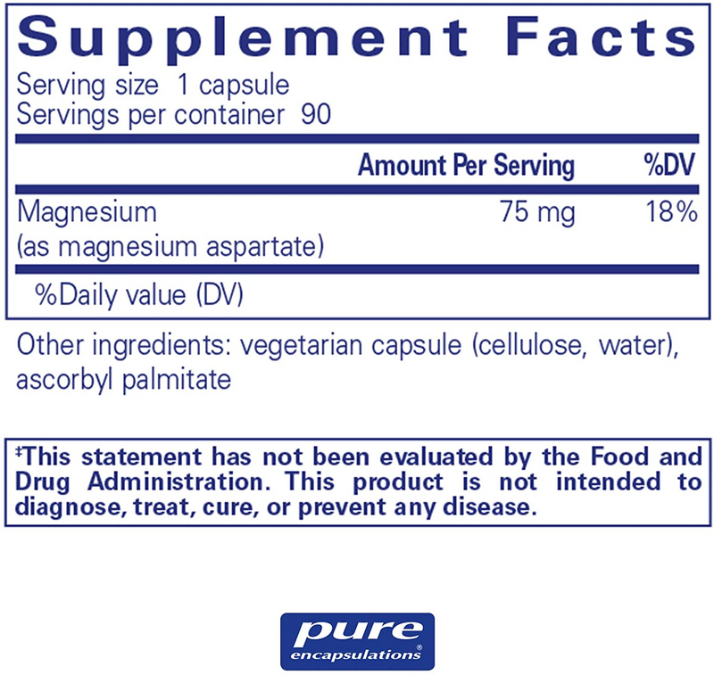 Magnesium (aspartate) 90 C - Clinical Nutrients