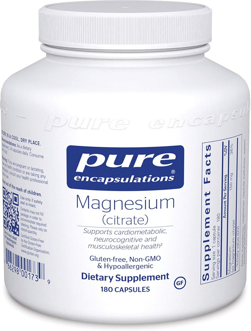 Magnesium (citrate) 180 C - Clinical Nutrients
