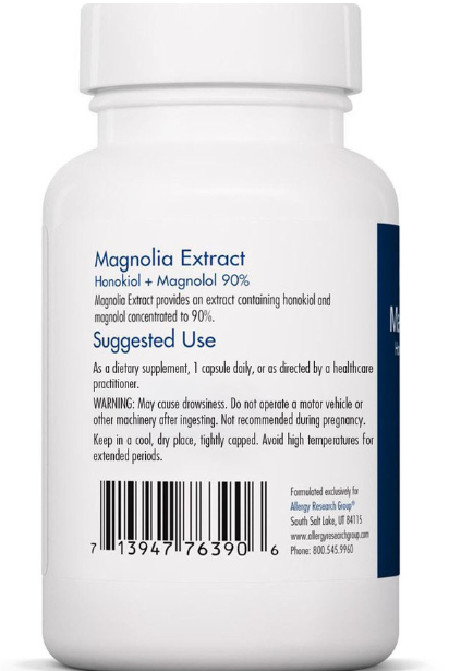 Magnolia Extract 120 Vegetarian Caps - Clinical Nutrients