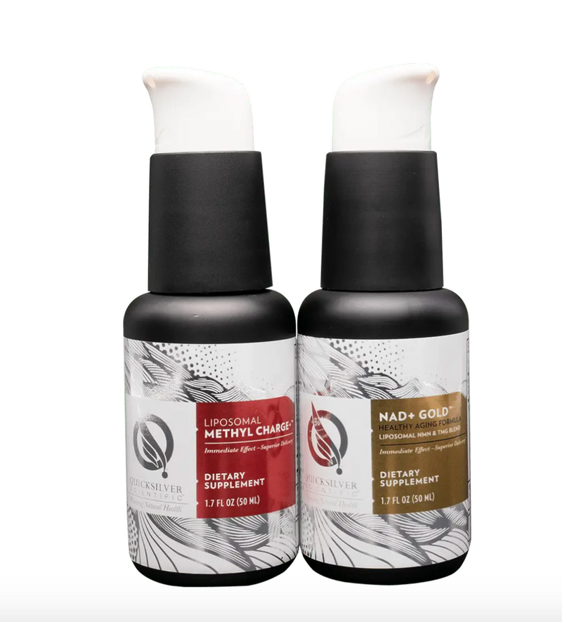 Methyl Charge 50mL and NAD Gold 50mL - Clinical Nutrients