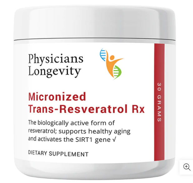 Micronized Trans-Resveratrol Rx (1,000 mg, 30 grams) - Clinical Nutrients