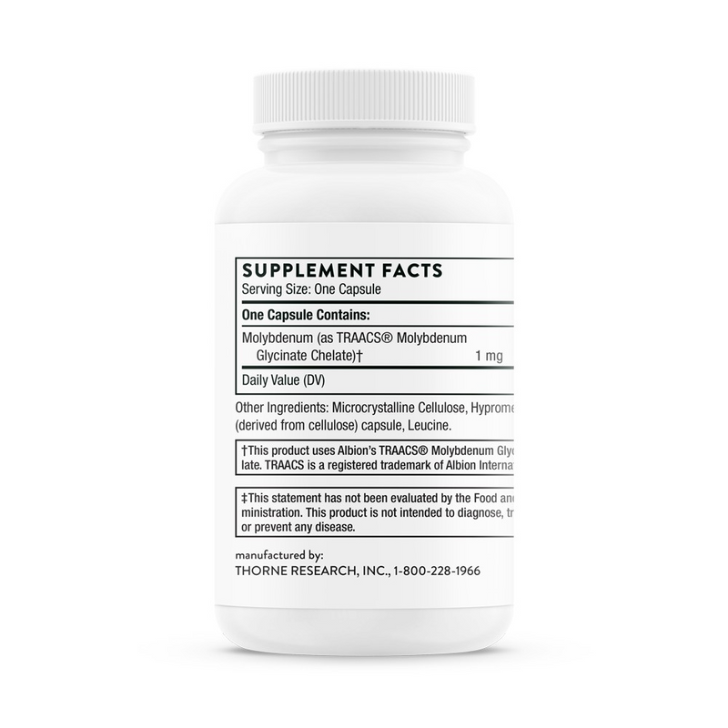 Molybdenum Glycinate 60 CT - Clinical Nutrients