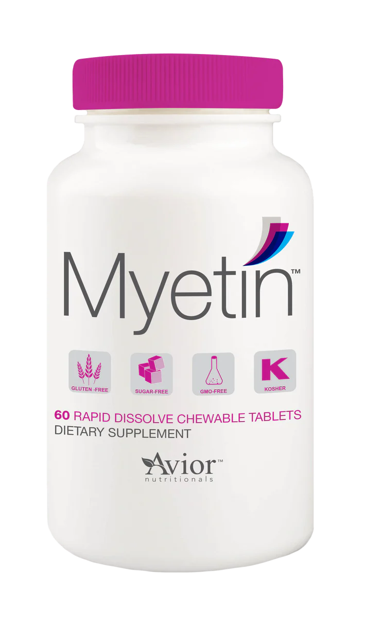 Myetin 60 Chewable Tablets - Clinical Nutrients