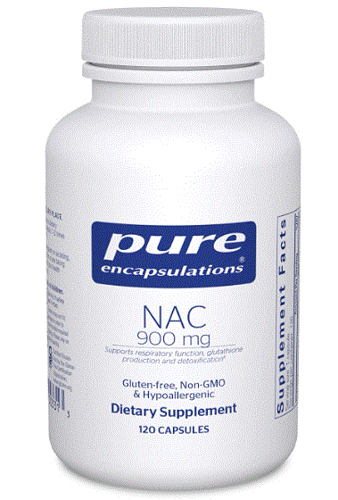 NAC -N-Acetyl-l-Cysteine- 900 mg 120 C - Clinical Nutrients