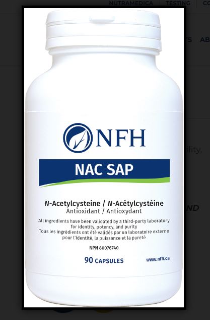 NAC SAP 90 Capsules - Clinical Nutrients