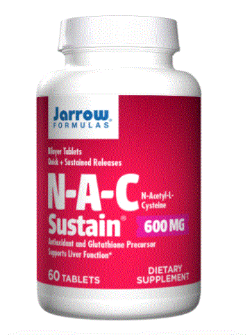 NAC Sustain 600 mg 60 Tablets - Clinical Nutrients
