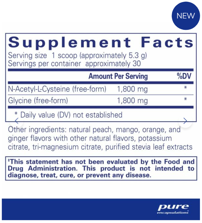 NAC + Glycine powder - Clinical Nutrients