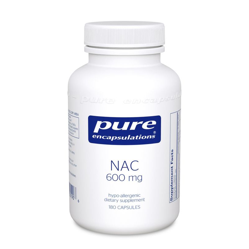 NAC -N-Acetyl-l-Cysteine- 600 mg 180 C - Clinical Nutrients