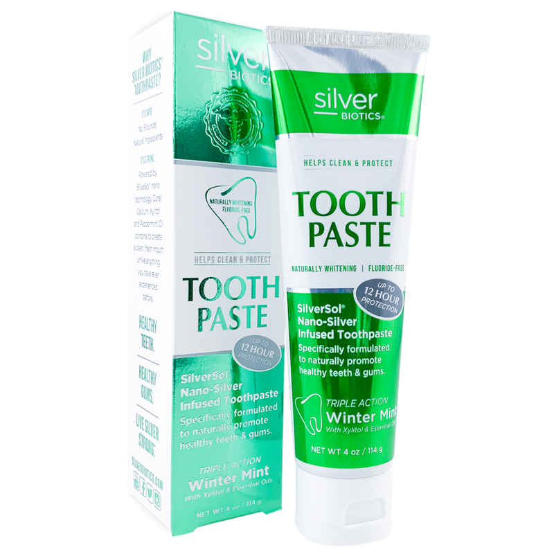 SIVER BIOTICS TOOTHPASTE 4.0OZ - Clinical Nutrients