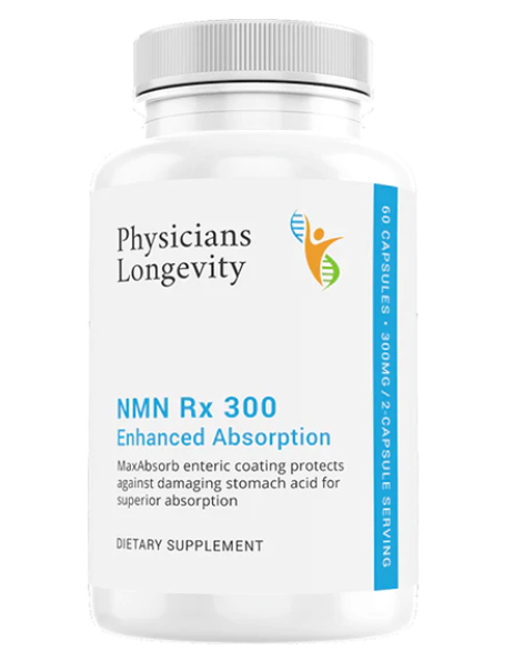 NMN Rx 300 (60 capsules, 300 mg per 2 capsule serving) - Clinical Nutrients